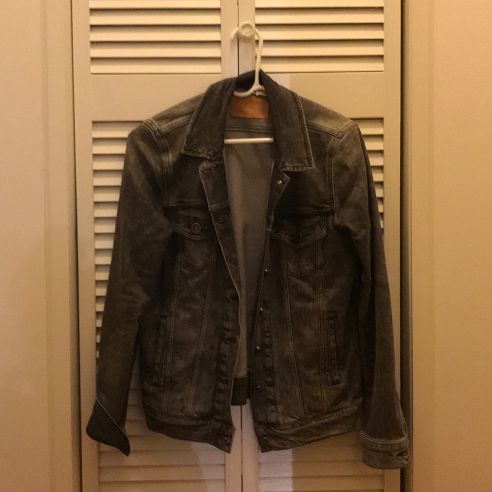 Levi's Made And Crafted Washed Gray Denim Jacket